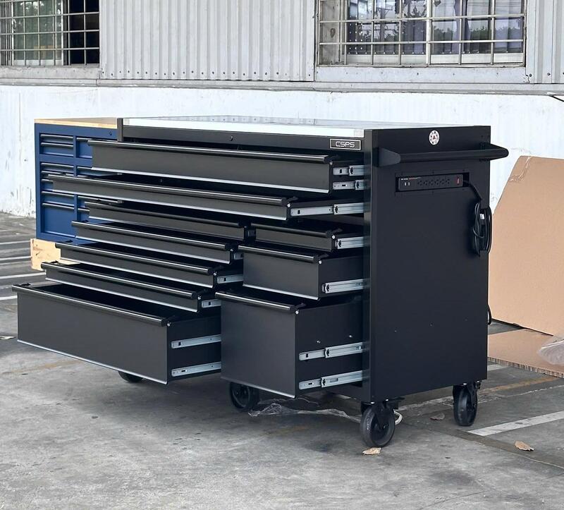 Những Điểm Nổi Bật Của Tủ Dụng Cụ CSPS 10 Hộc Kéo Màu Đen Mặt Inox